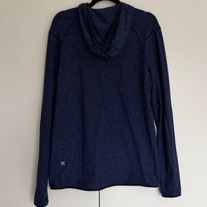 Lululemon Men's Heathered Navy Zip Hoodie size L